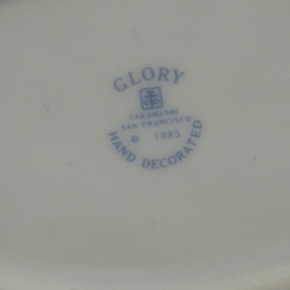 San Francisco Glory Floral Porcelain Toothbrush Holder Trinket Tray/Soap Dish - Picture 11 of 12